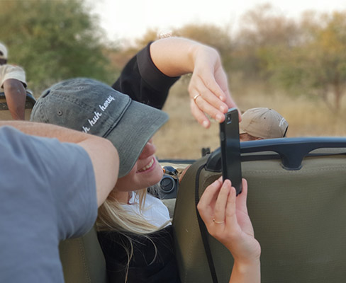 Family on Safari