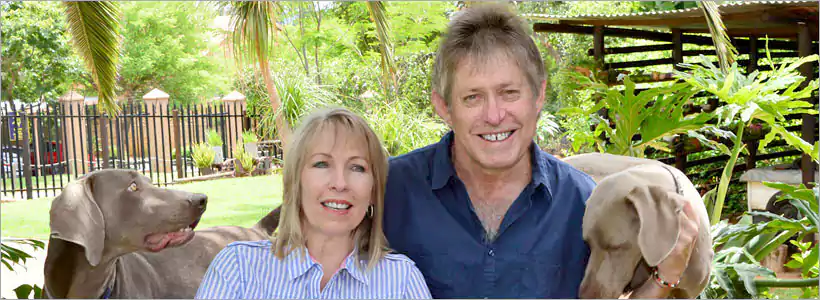 Glen & Susan Findlay - owners of Go SAfari Glen & Susan Findlay - owners of Go SAfari